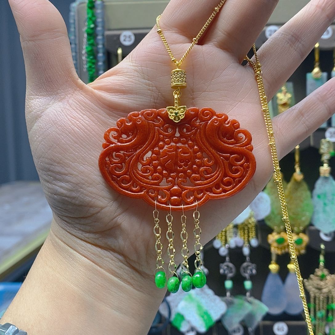 颈饰未镶嵌翡翠翡翠