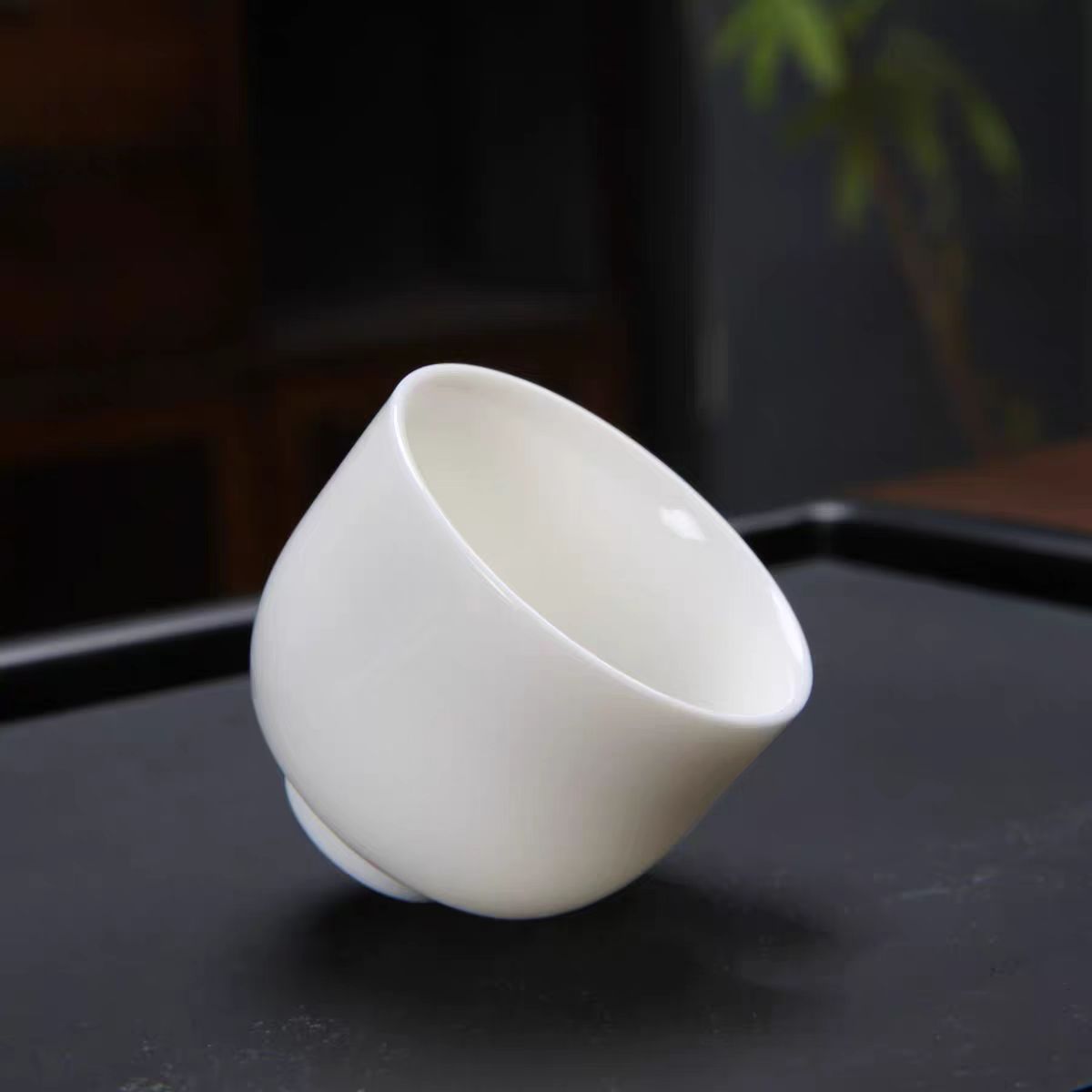小白杯白瓷小茶杯