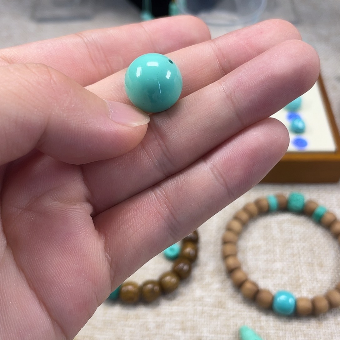 原生态湖北松配饰，直径14