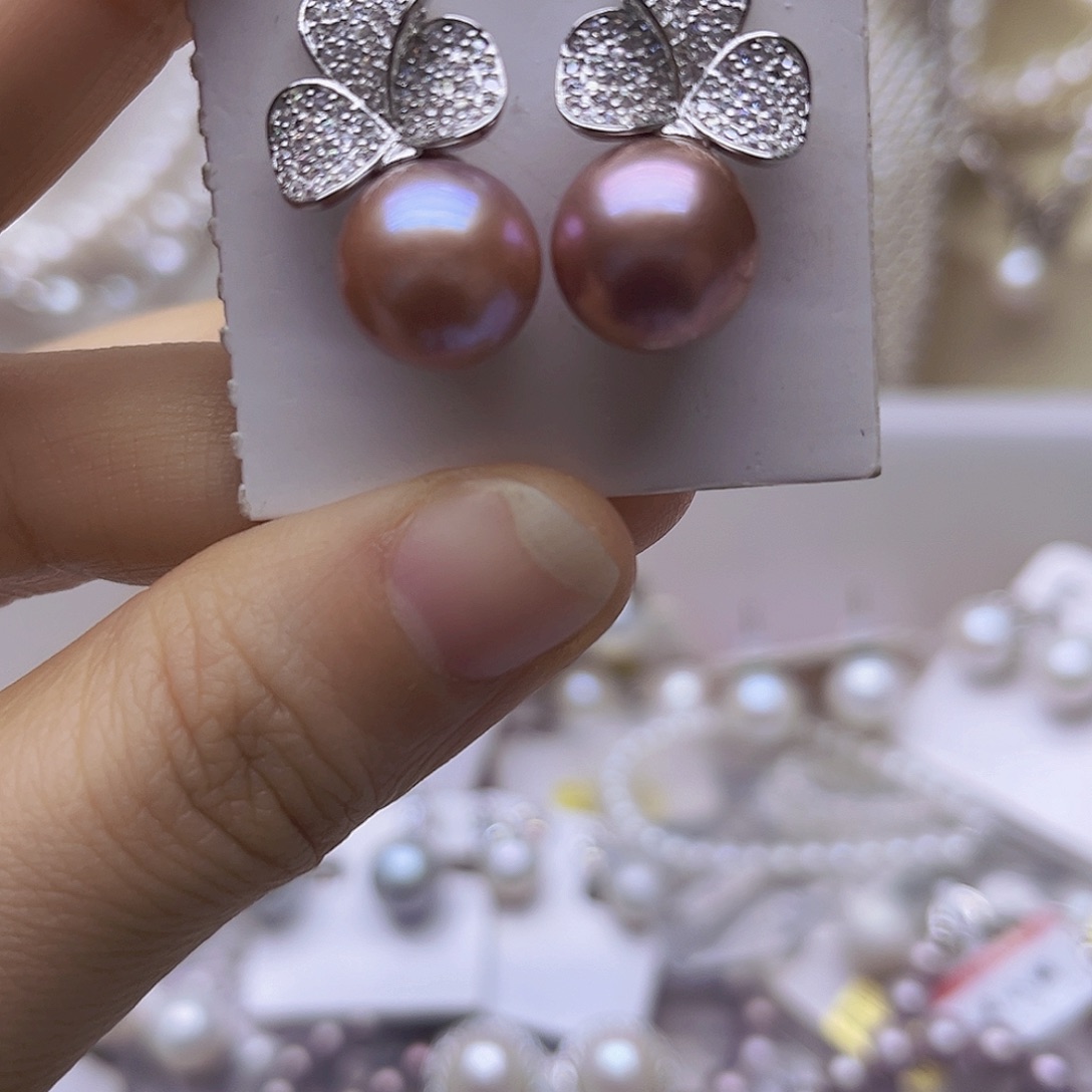 未镶嵌淡水珍珠吊坠或者耳钉