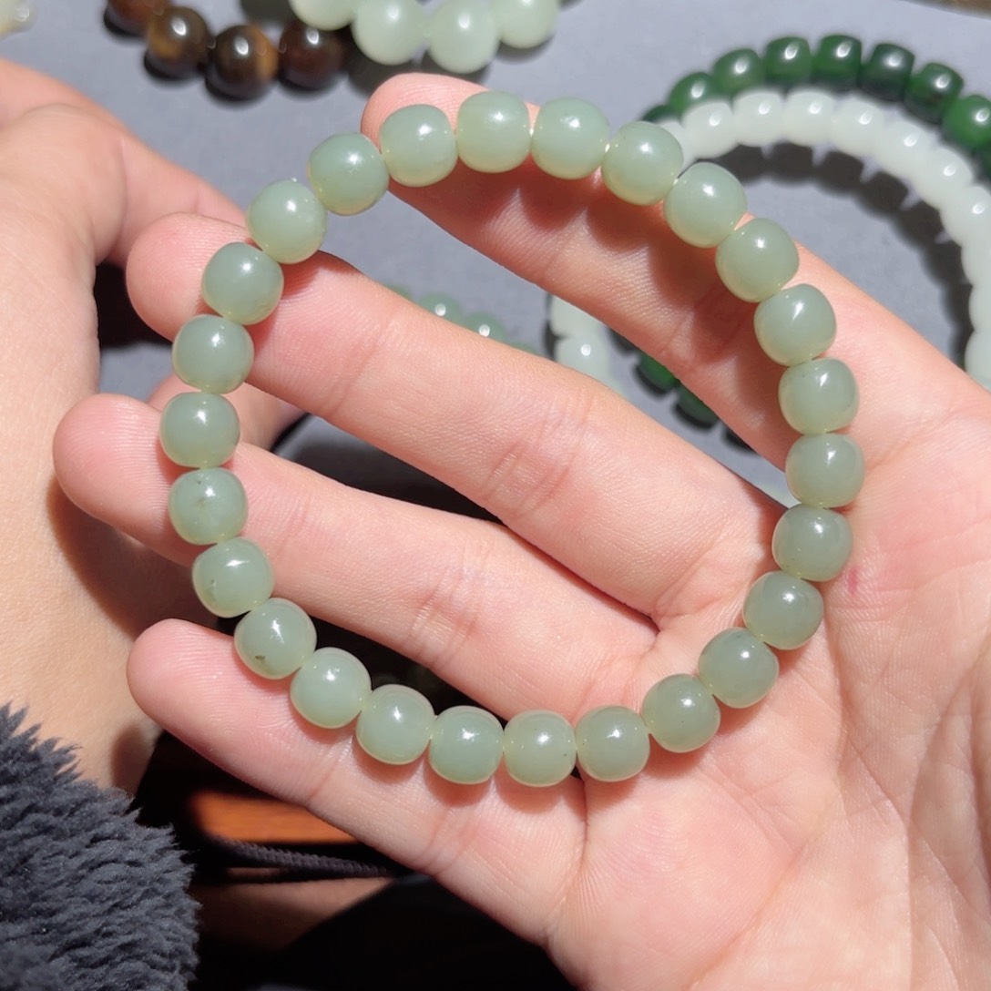 和田玉手链未镶嵌