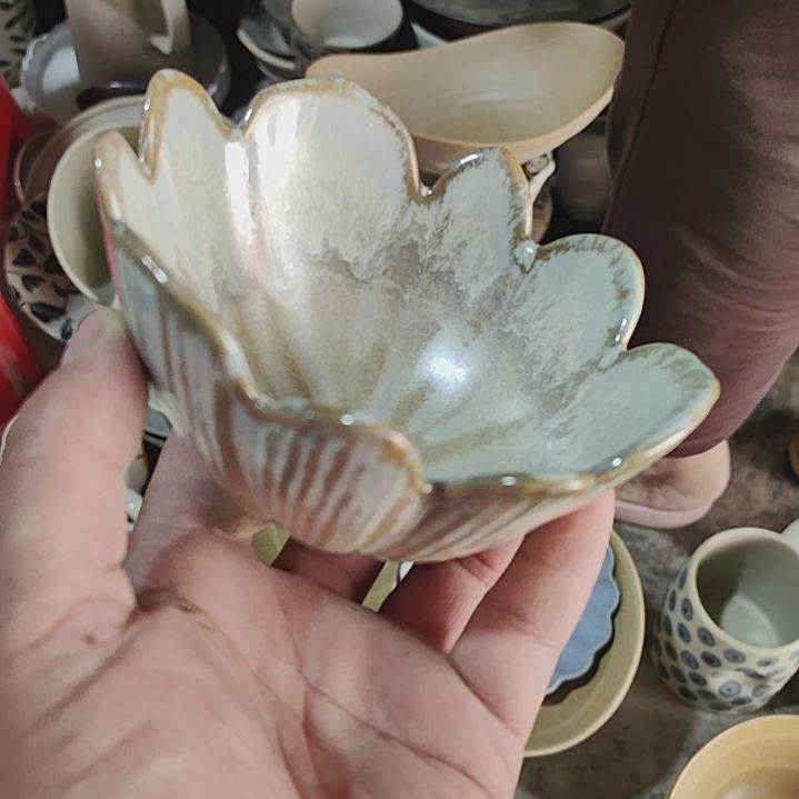 陶瓷便携款买****心瑕疵陶瓷介意不拍高花朵