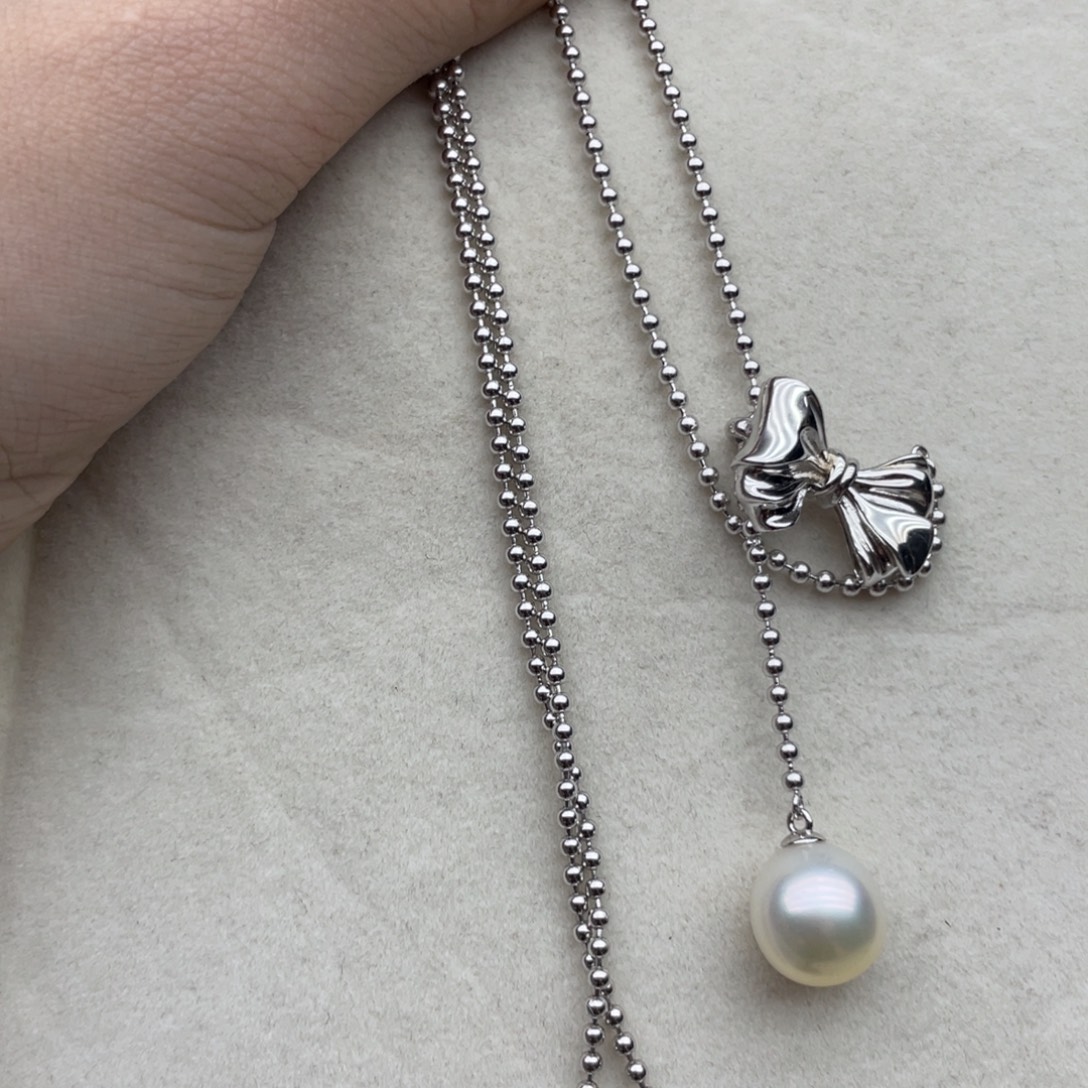 颈饰海水珍珠银S925镶嵌D53