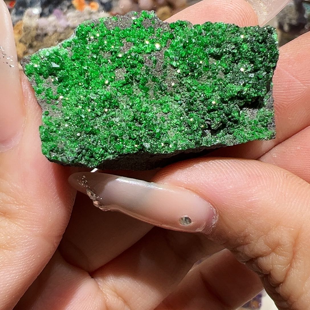 石材俄罗斯钙铬榴石