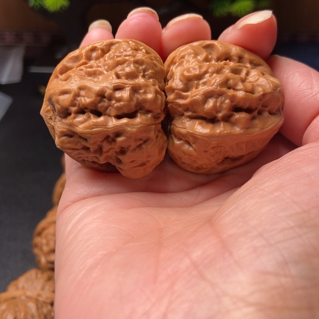 嘉***禾把件文玩核桃蛤蟆头