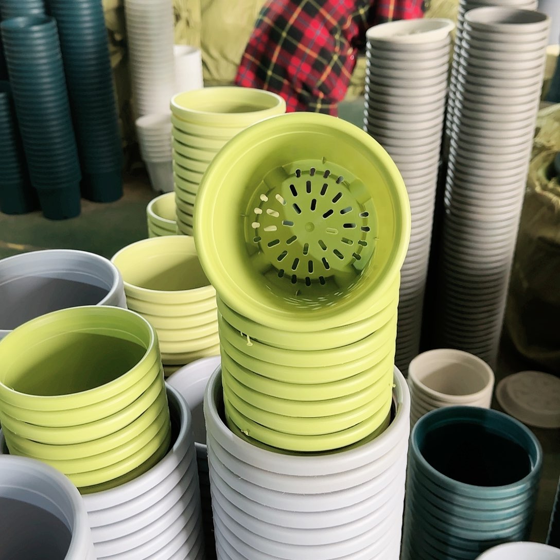 红陶四季口径14果绿色无拖10个