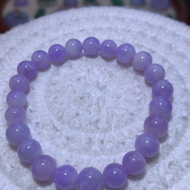 翡翠手链未镶嵌红妖紫手串