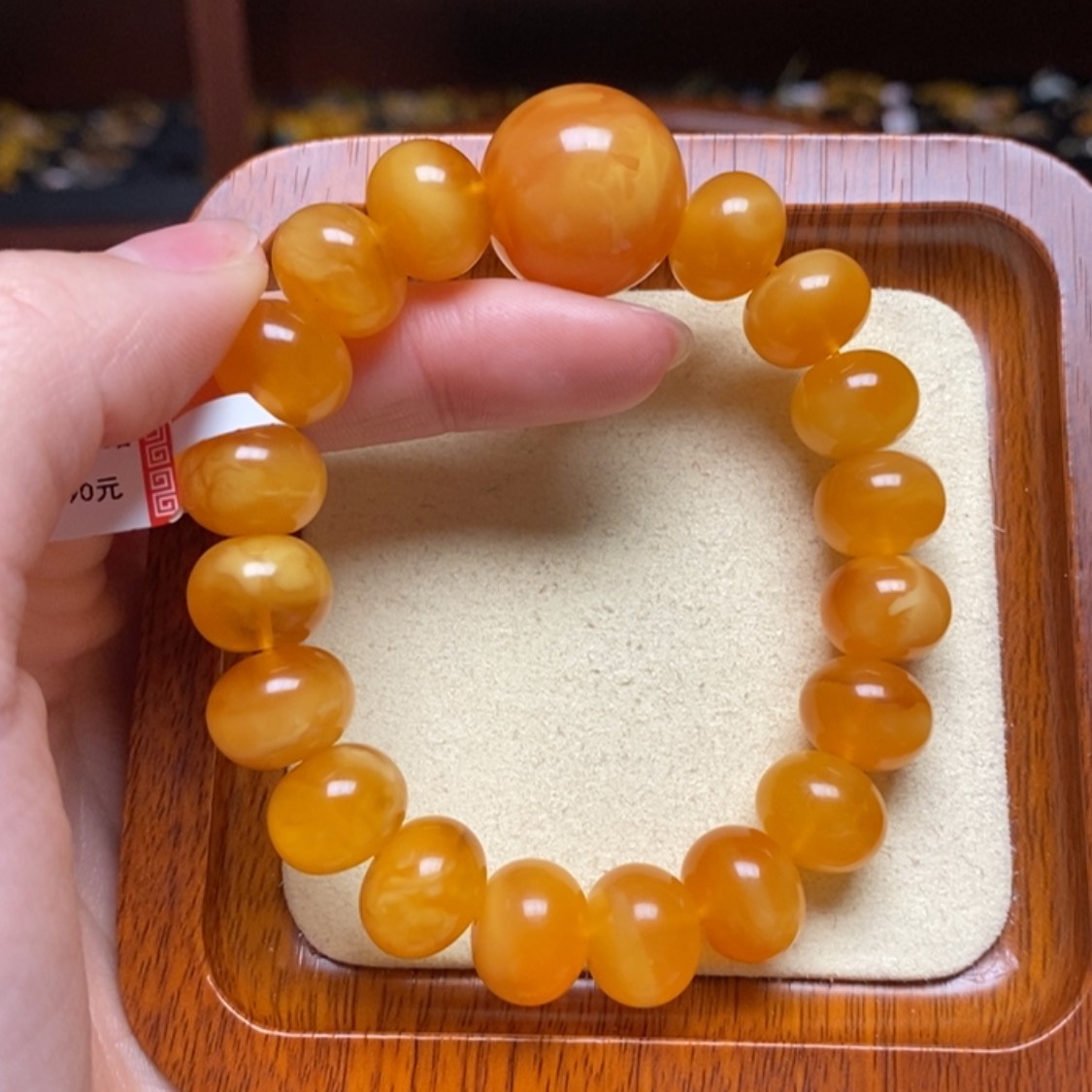 【闪购商品】蜜蜡手链未镶嵌手串