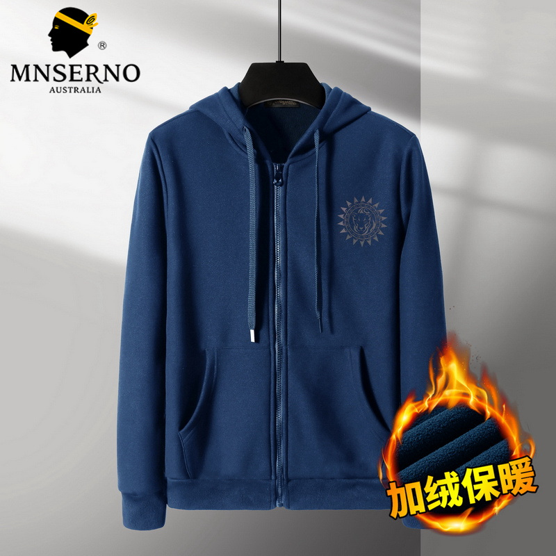 曼西尔奴男士加绒保暖休闲宽松百搭夹克23281145TM