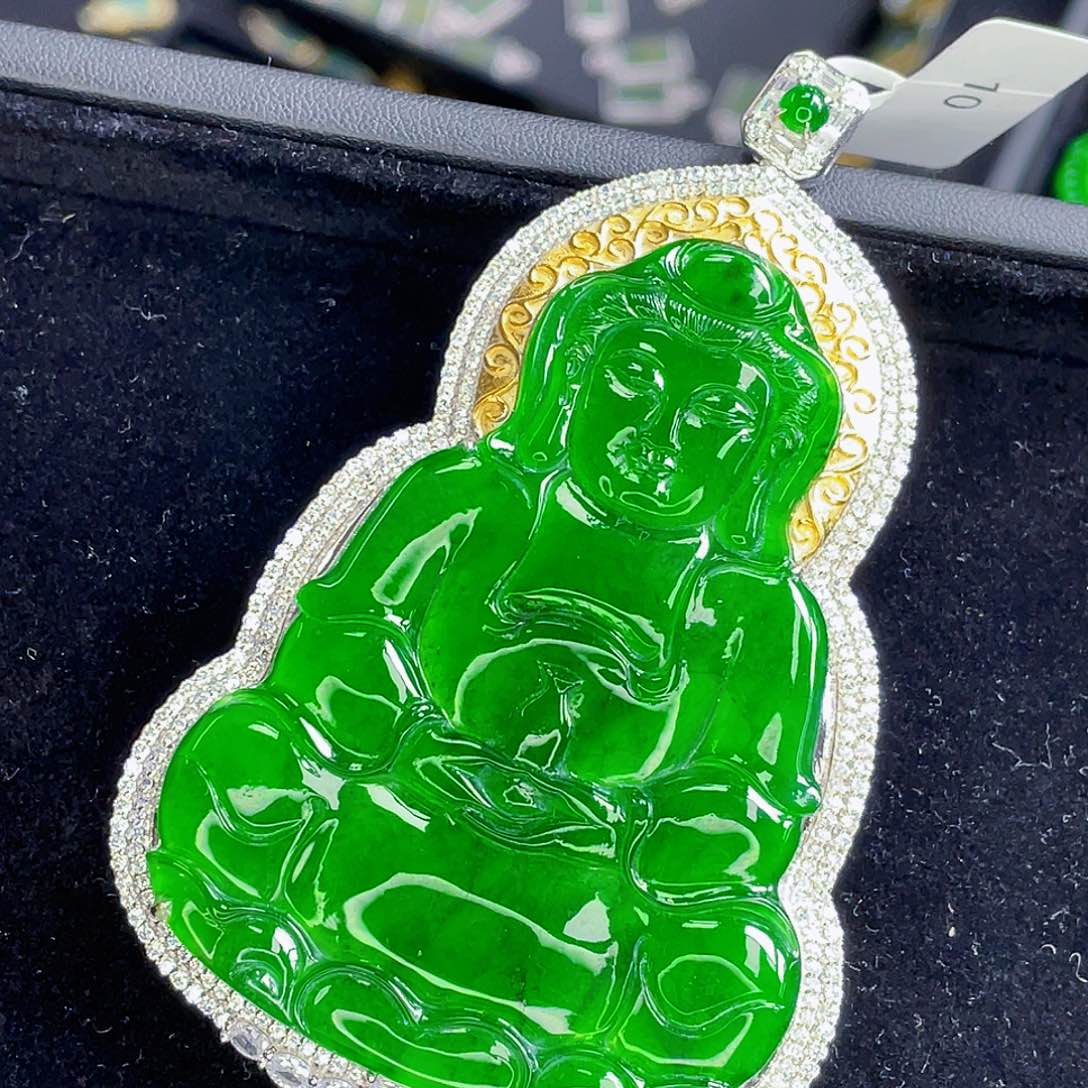 翡翠吊坠(不含链)未镶嵌