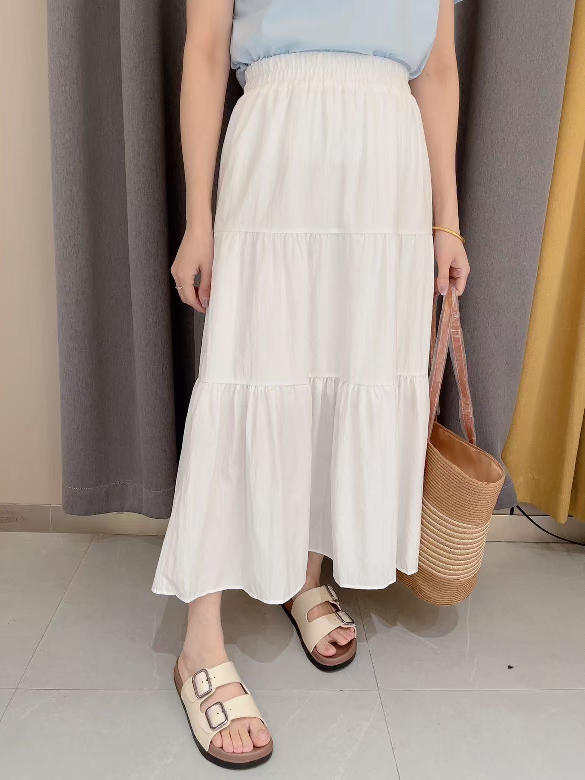 觅裳家 【气质】122夏季新款气质韩系显瘦时尚百搭半身裙