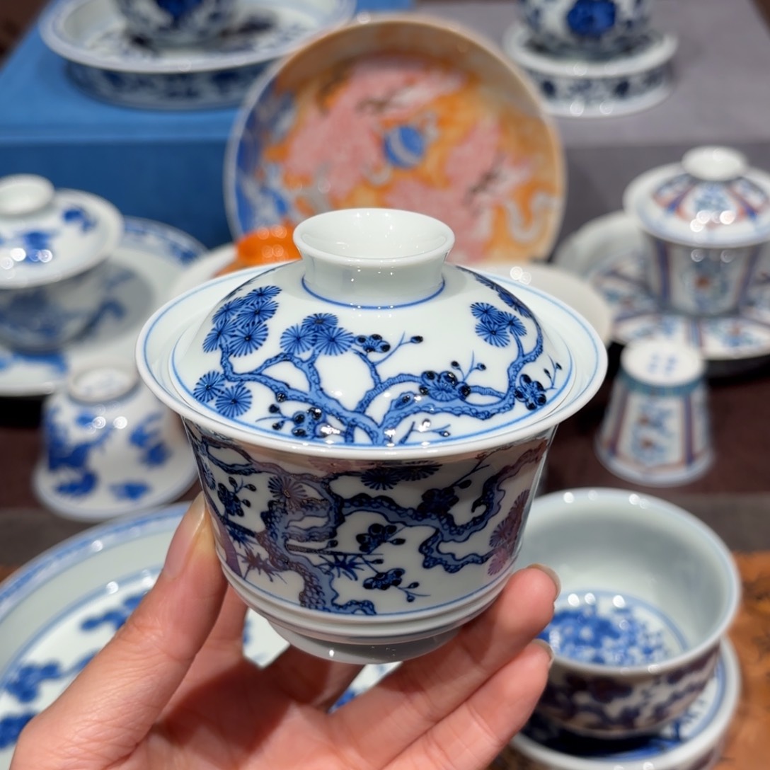 瓷片景德镇纯手工手绘