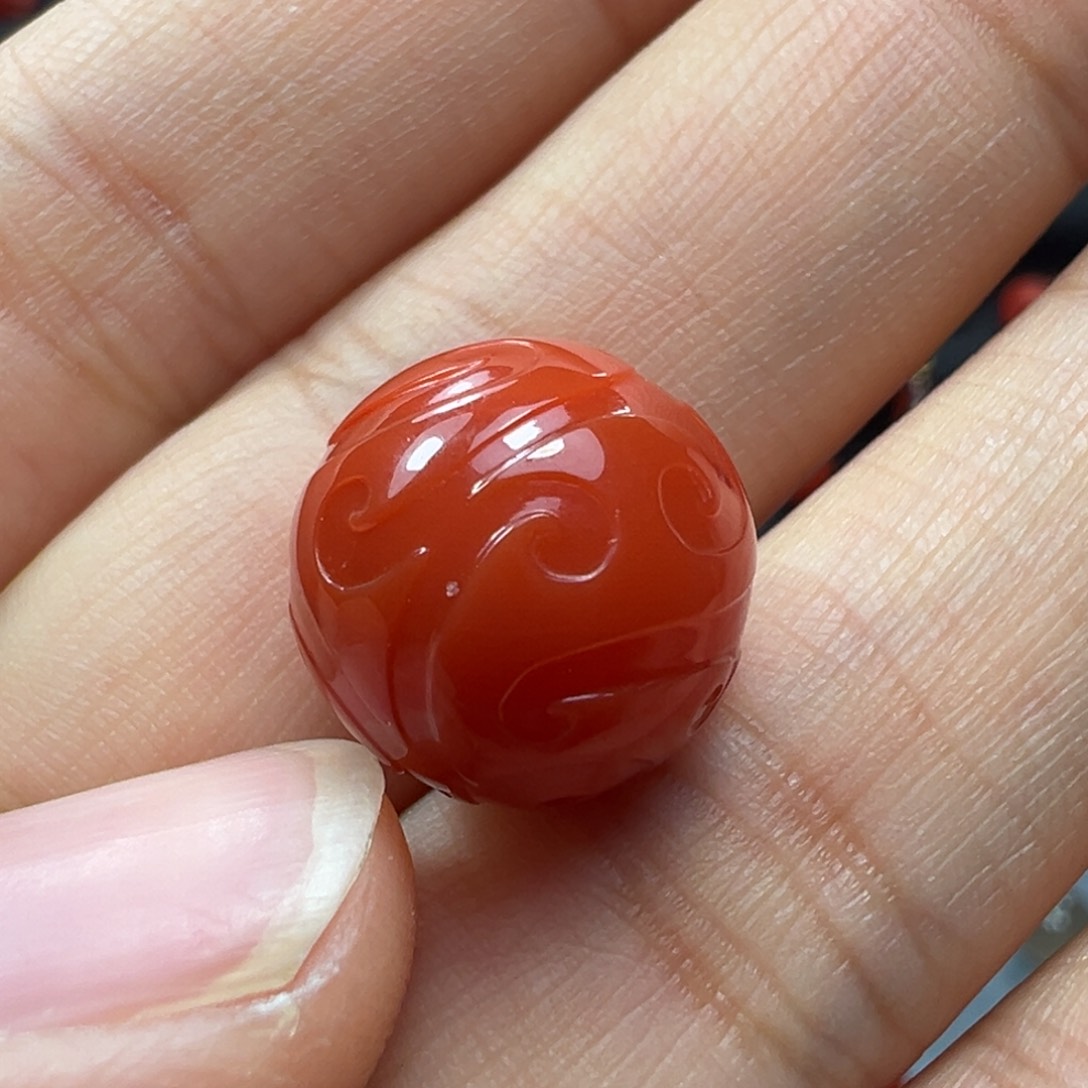 南红玛瑙珠子未镶嵌