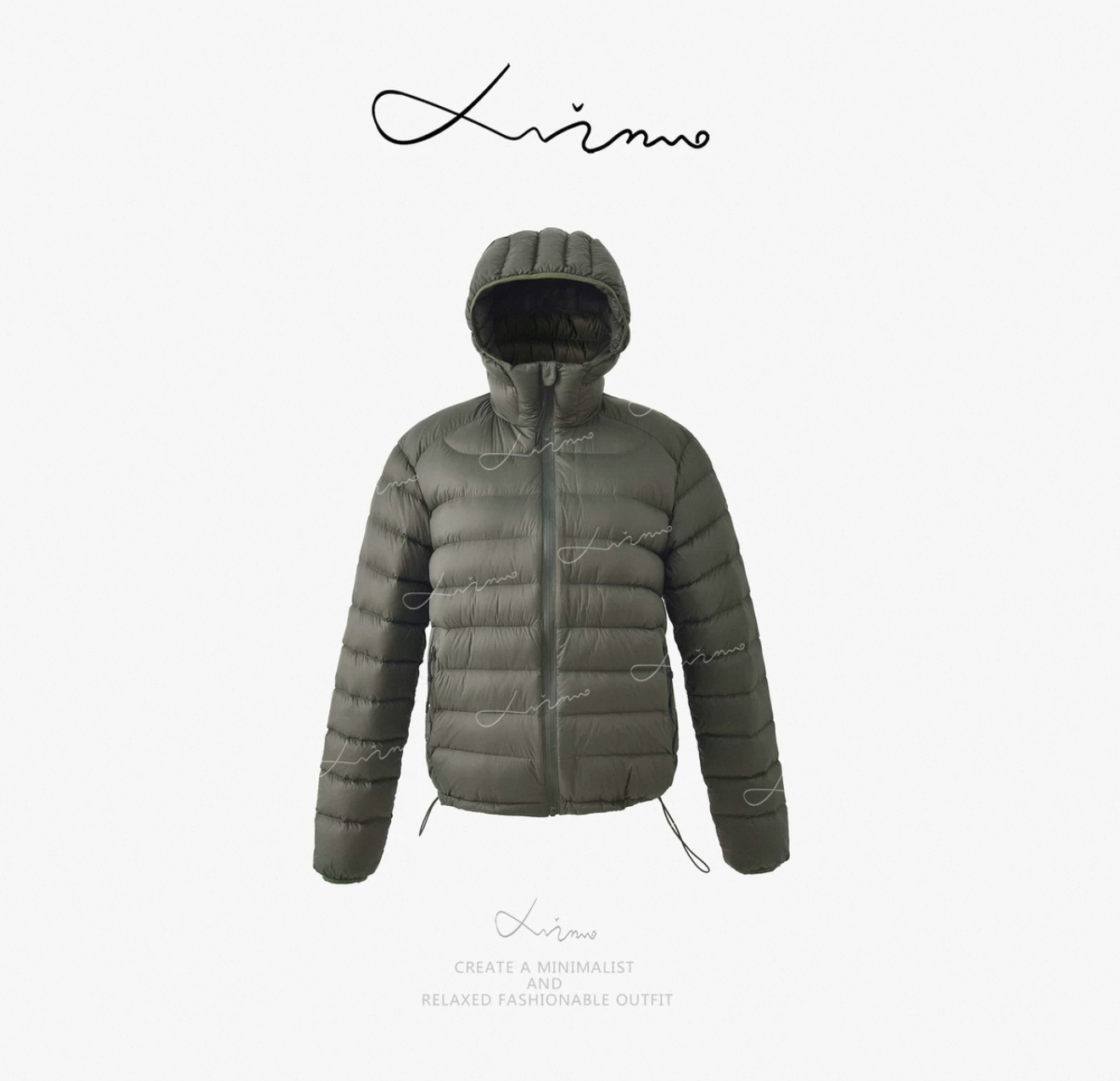 国标90白鸭绒 充绒200+经典排骨连帽运动休闲羽绒服显瘦女装G3746