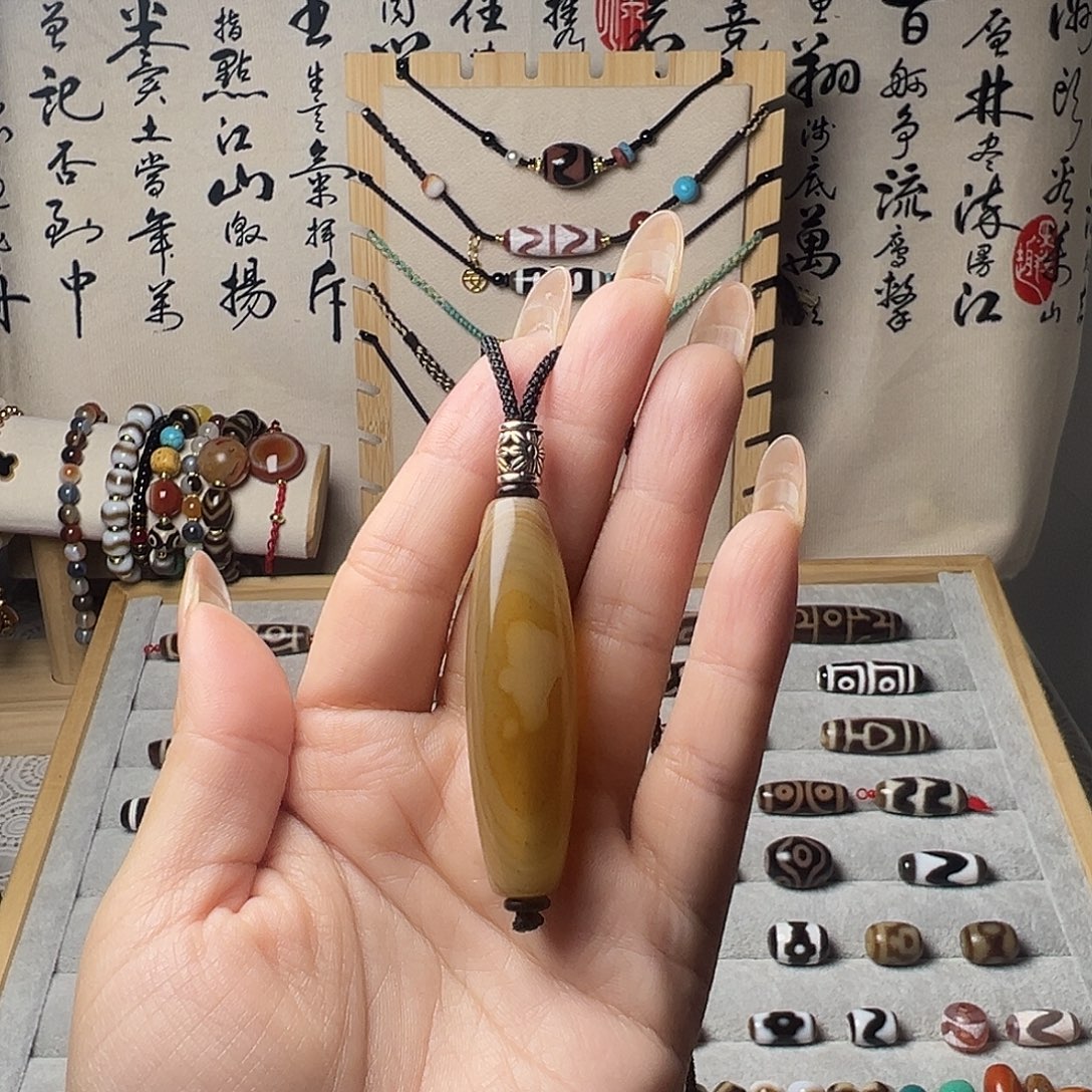 濤***旧玛瑙/玉髓未镶嵌颈饰