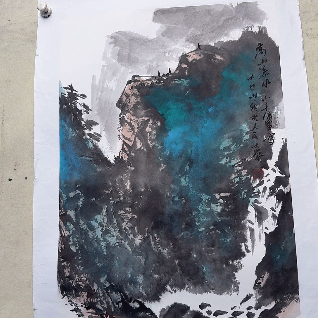 国画写生作品山水17