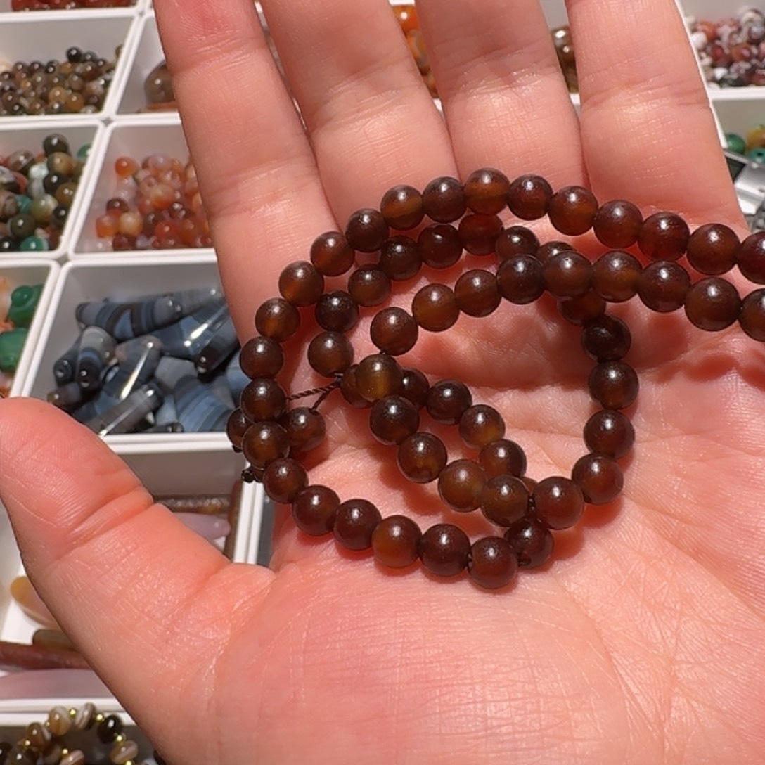 玛瑙/玉髓合金颈饰