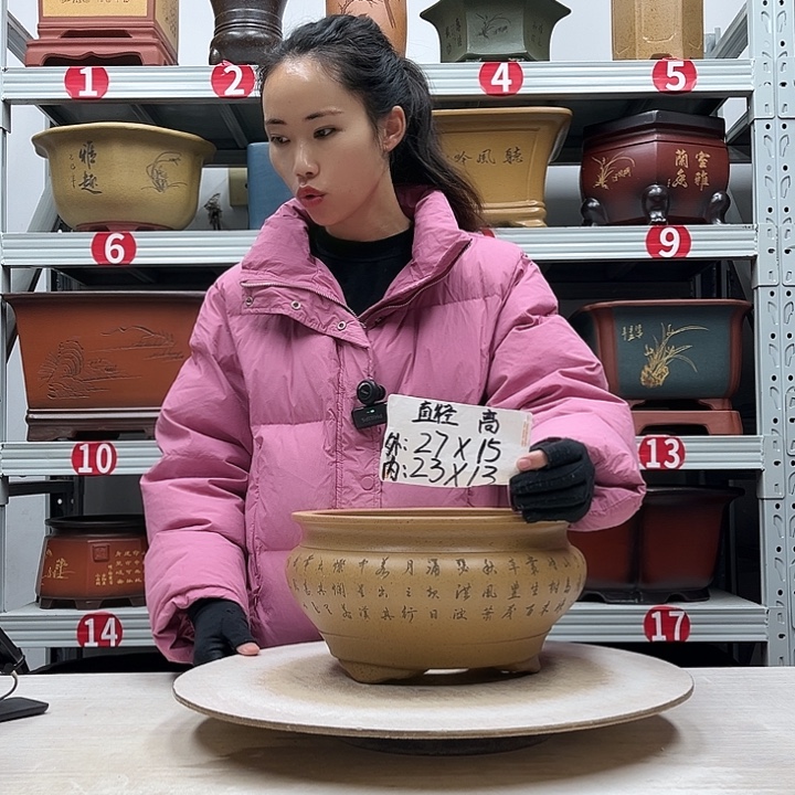 紫砂花盆紫砂花盆