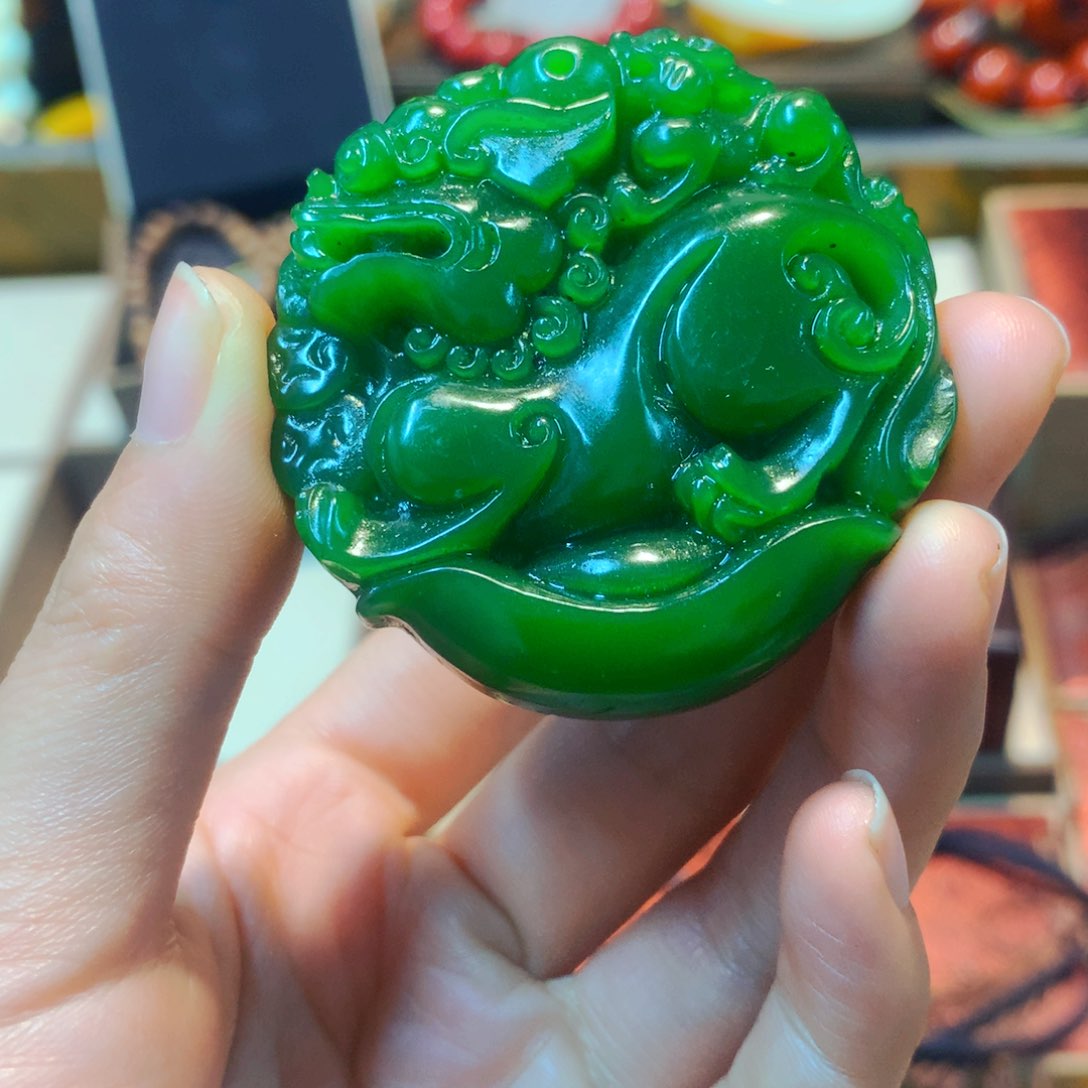 和田玉（碧玉）手链未镶嵌噢噢哦噢哦噢哦噢哦
