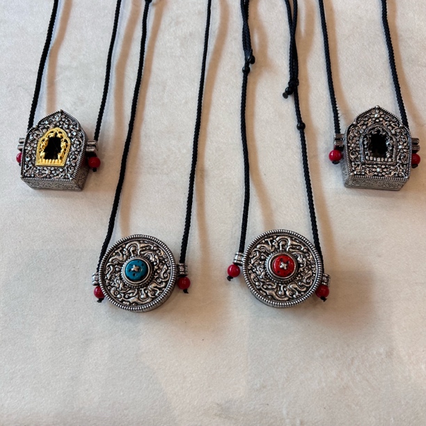 儿童藏式配饰复古藏族配饰挂件#儿童配饰嘎乌盒