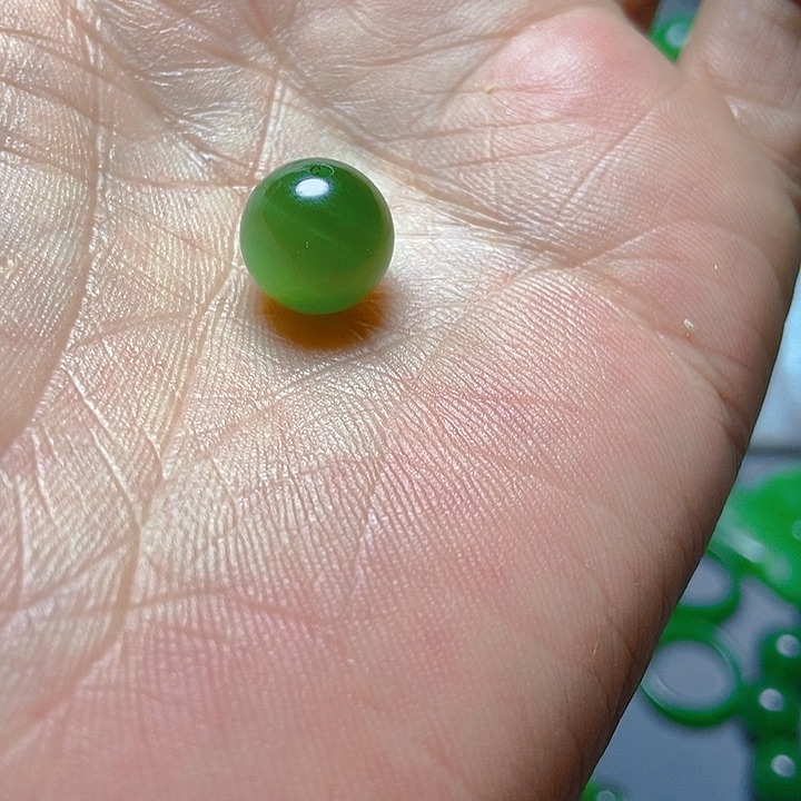 未镶嵌和田玉（碧玉）包链栀**开