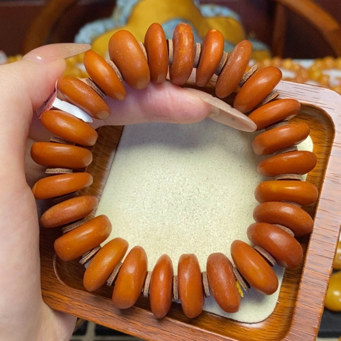 【闪购商品】蜜蜡手链未镶嵌手串