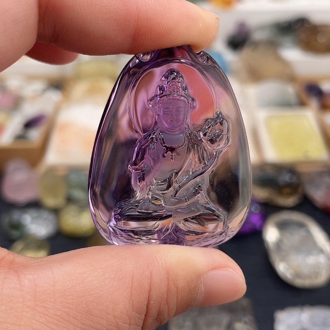 水晶颈饰未镶嵌定制