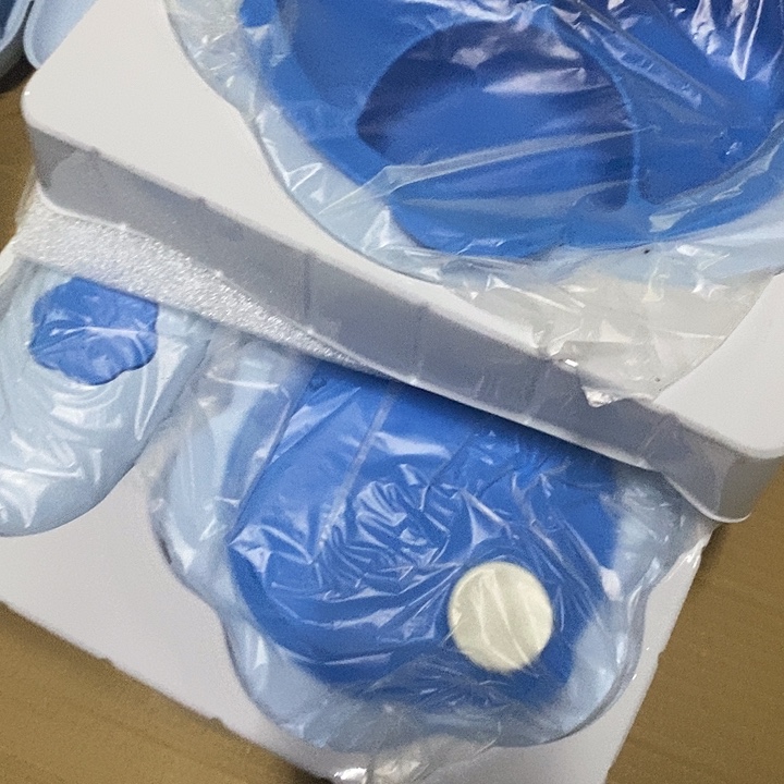 蓝色餐具花朵十件套