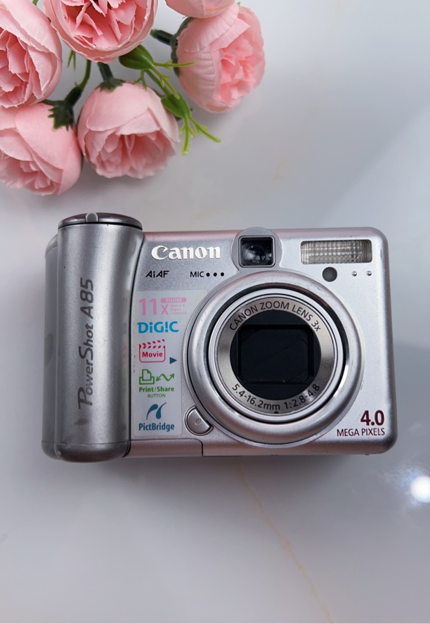 95新 Canon/佳能 佳能a85复古银色