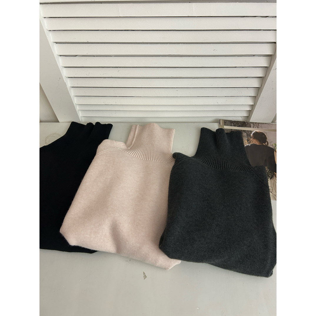 929女装韩版时尚百搭高领打底针织60