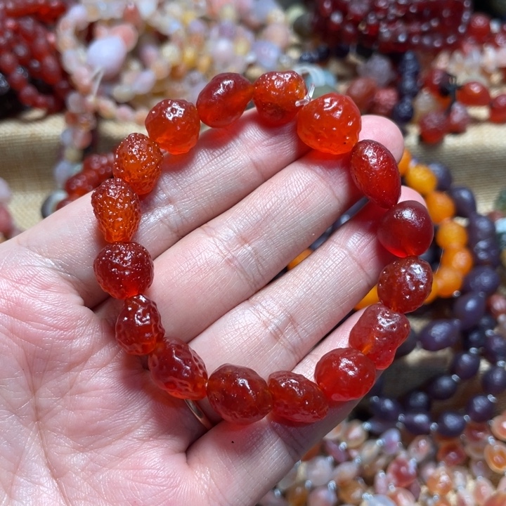 玛瑙/玉髓合金手链