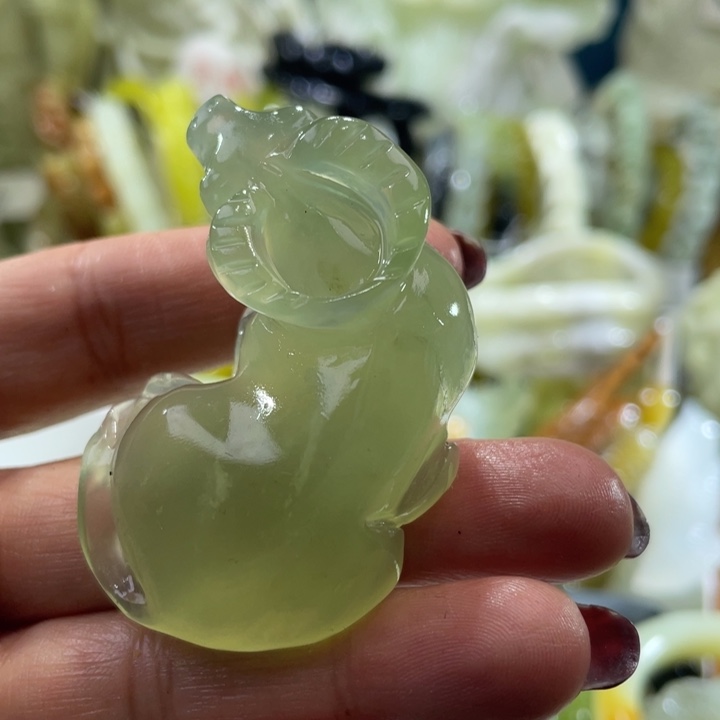 岫玉未镶嵌手把手把