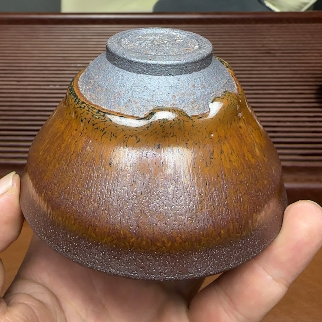 茶盏老黄头柴烧作品