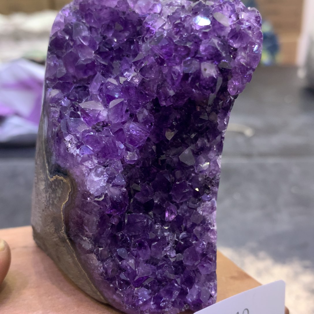 水晶摆件未镶嵌紫晶810