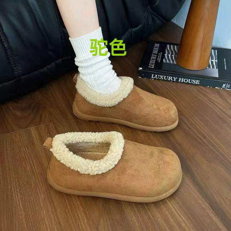 小皮匠8727加绒保暖勃肯鞋女冬季加厚防滑百搭雪地靴棉鞋