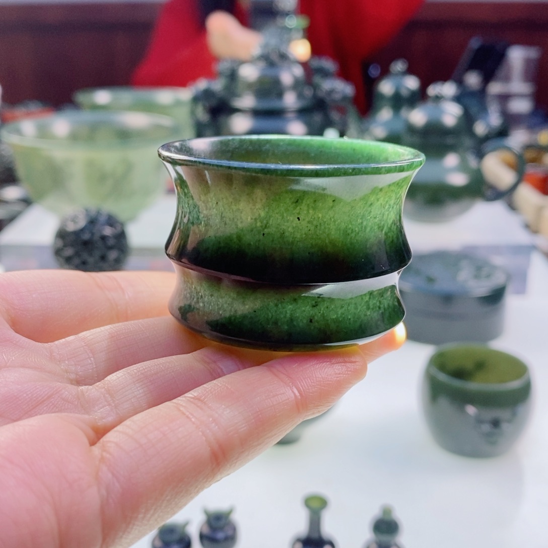 和田玉（青玉）摆件未镶嵌