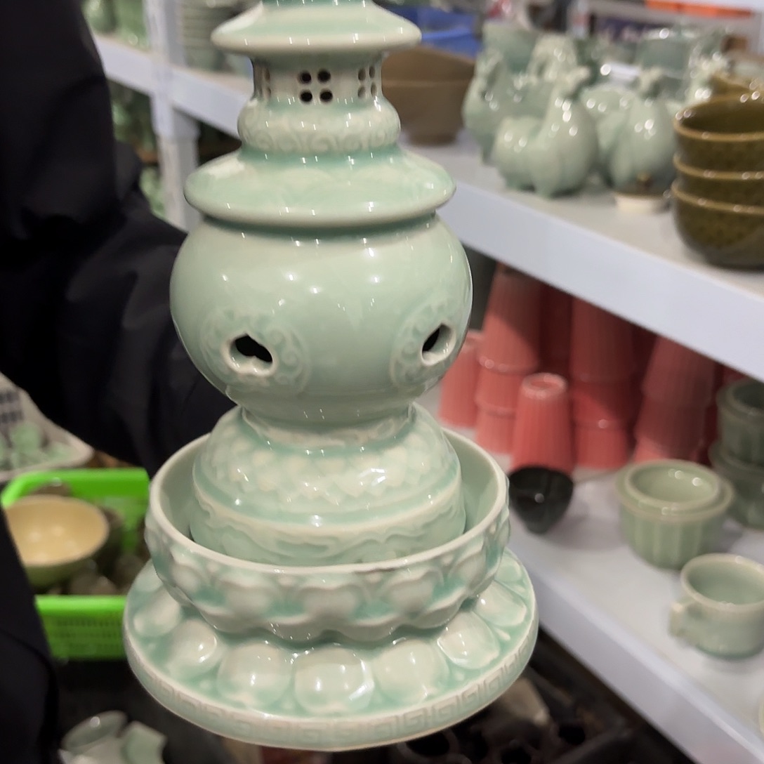 龙泉云间青瓷小米茶器