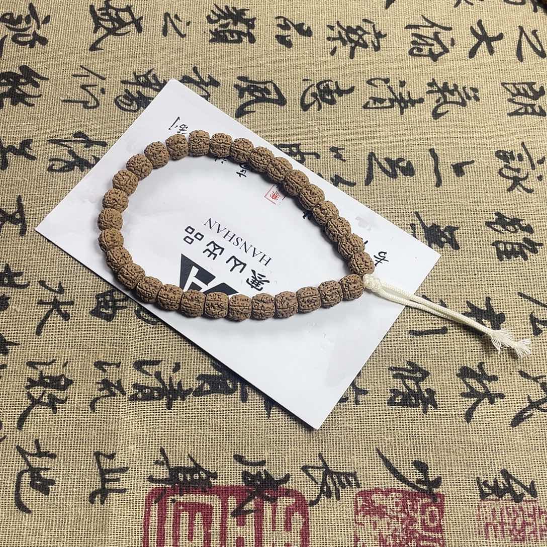 金刚菩提吊坠麦穗龙手持藏切款