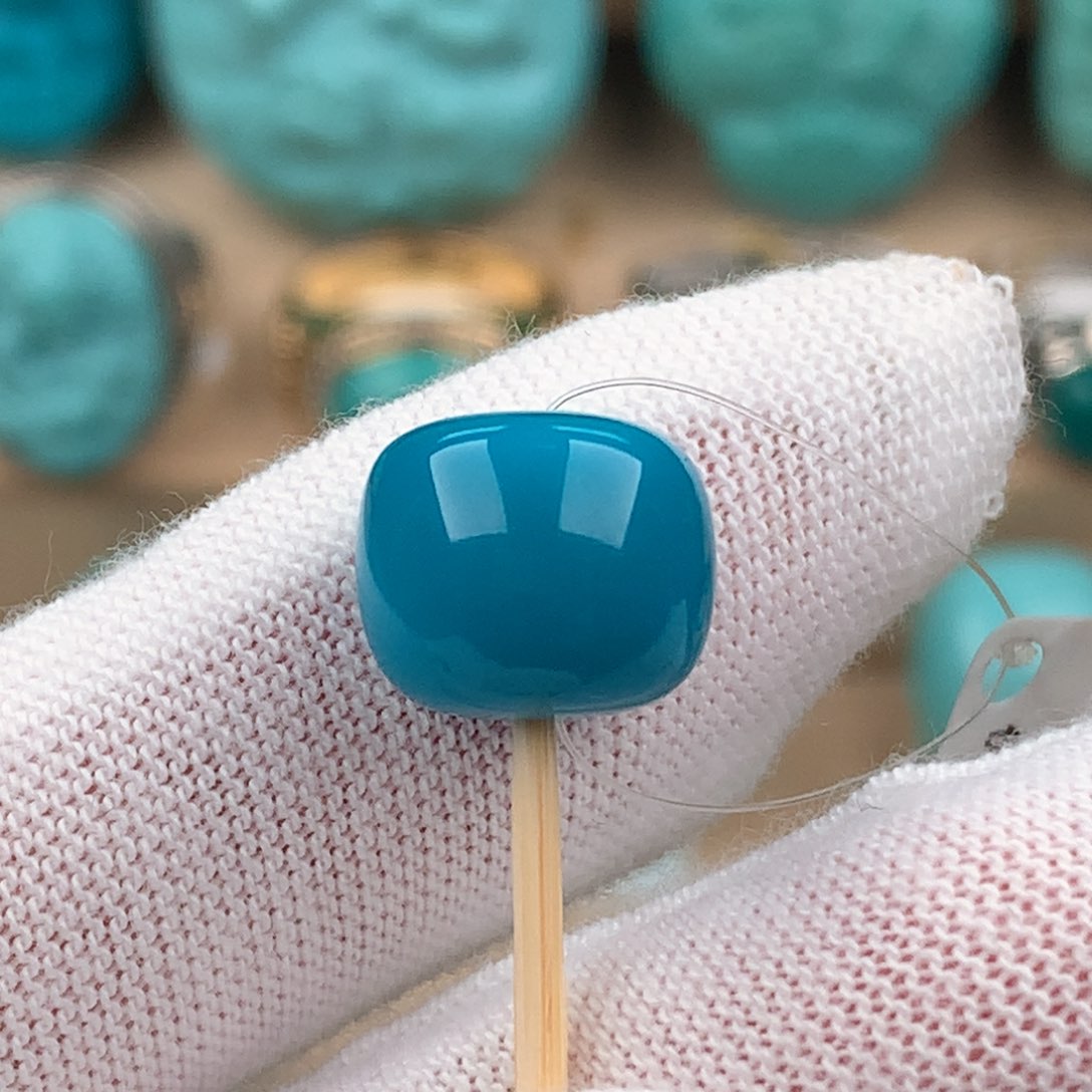 绿松石配饰未镶嵌老型卡11.5*10