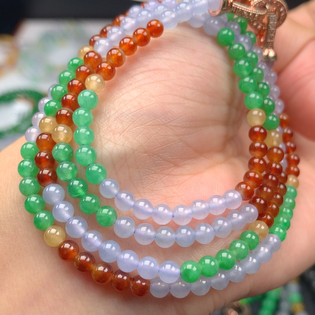 翡翠手链未镶嵌卡