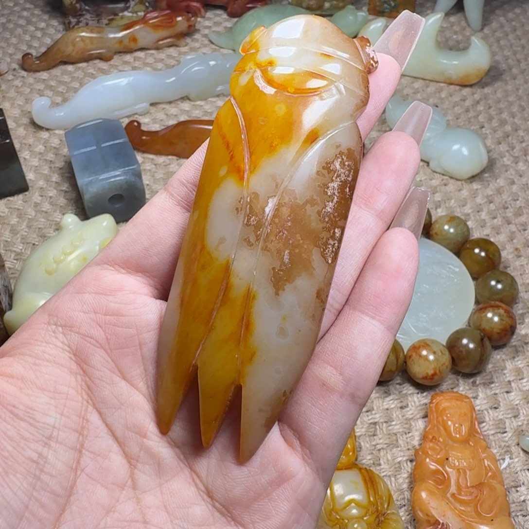 白玉菩提吊坠挂件