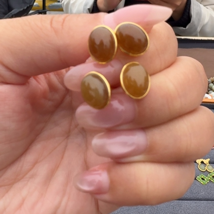 和田玉银S925镶嵌颈饰多样性发货拍一发一