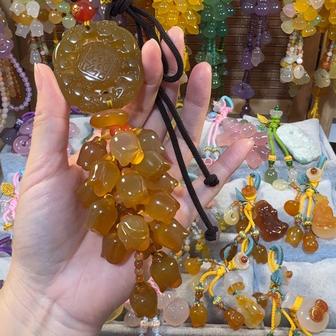 紫***h玛瑙/玉髓未镶嵌福利款车挂通货料子不挑新疆西藏不包邮