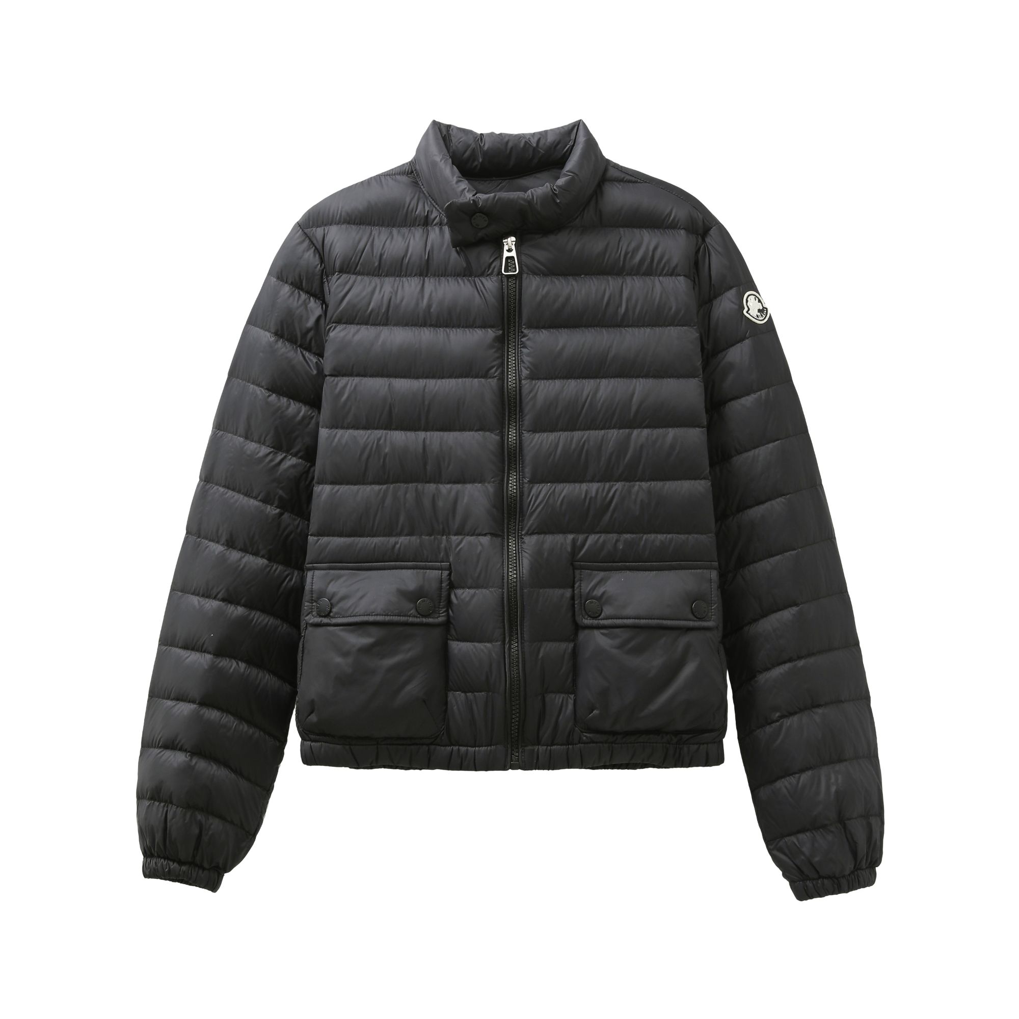  2025款立领口袋轻薄鹅绒外套女短款