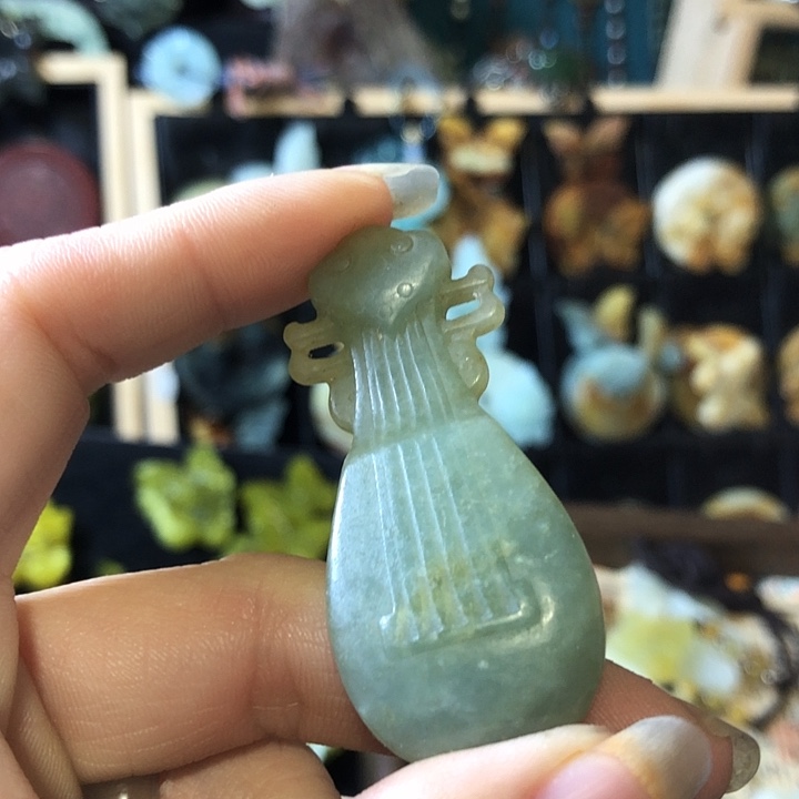 岫玉未镶嵌岫玉挂件