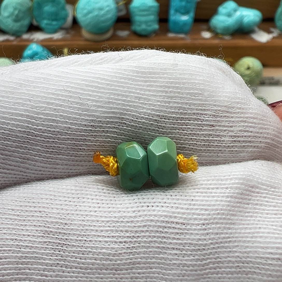 绿松石无相隔珠 未镶嵌