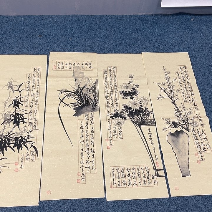 国画纯手绘字画宣纸