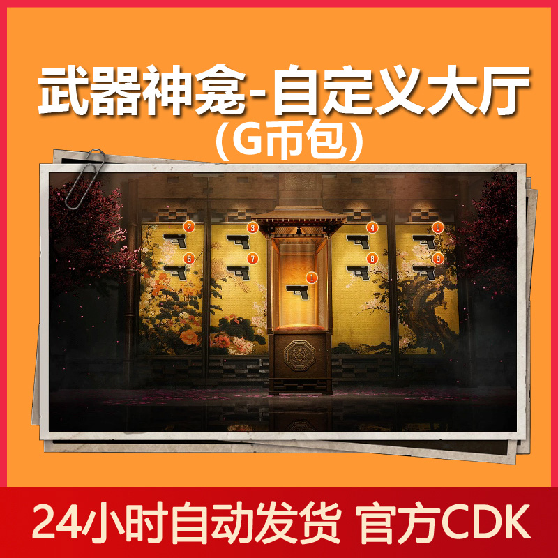 Steam绝地求生PUBG武器神龛自定义大厅皮肤吃鸡游戏大厅（G币包）