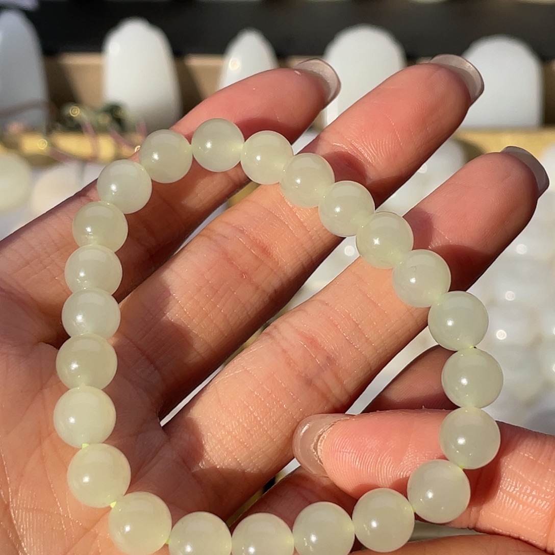 和田玉未镶嵌手串