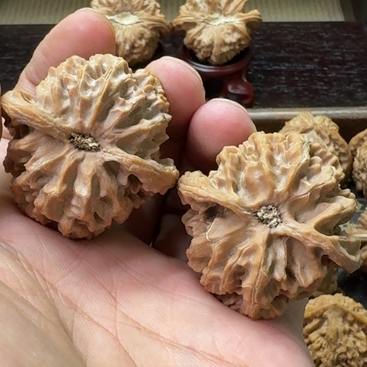 把件文玩核桃42+全品苹果园文玩核桃把件